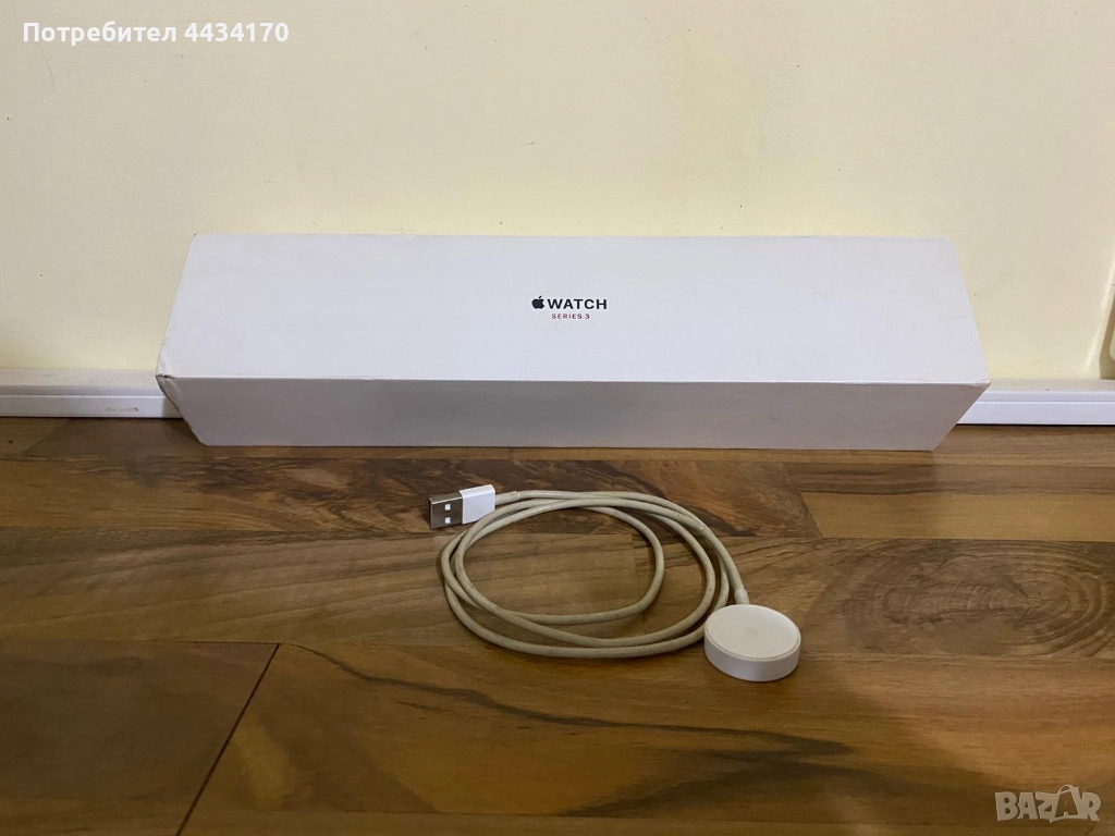 Apple Watch Series 3 – 38 мм алуминий в розово, GPS + LTE, с 2 каишки, снимка 1