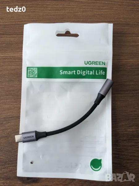 Ugreen USB Type C към 3.5 мм жак, снимка 1