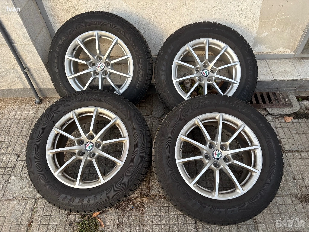 Джанти с гуми за Алфа Ромео Стелвио Джулия 5х110 , снимка 1