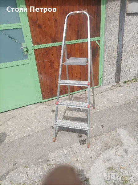 Алуминиева стълба, сгъваема, снимка 1