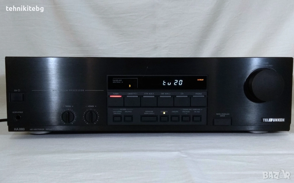 ⭐⭐⭐ TELEFUNKEN HA-880 ⭐⭐⭐  Хубав и мощен немски усилвател , 2 х 90 вата, снимка 1
