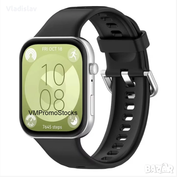 Силиконова гривна за смарт часовник Huawei Watch Fit 3, снимка 1