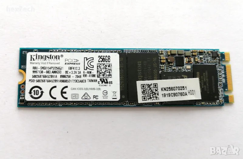 SSD Kingston RBU-SNS8154P3/256GJ1 256GB M.2 NVME, снимка 1