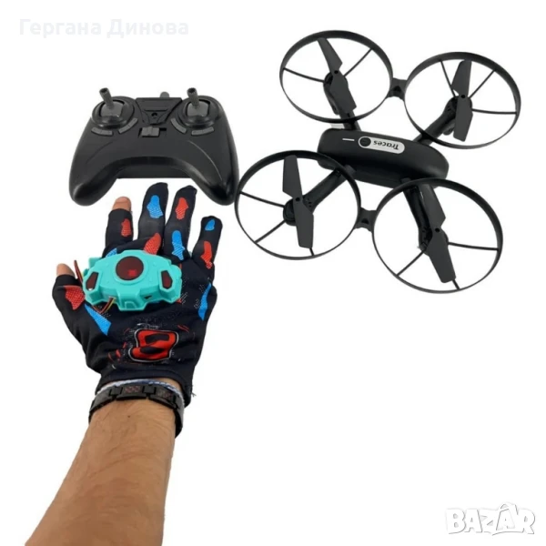 Дрон с жестово управление и Wi-Fi камера , снимка 1