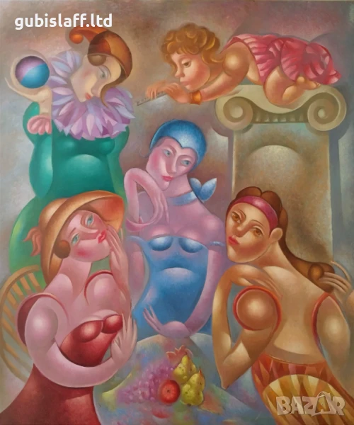 Картина "Спомен от о-в Тасос", худ. Цветомир Асенов, 2023 г., снимка 1