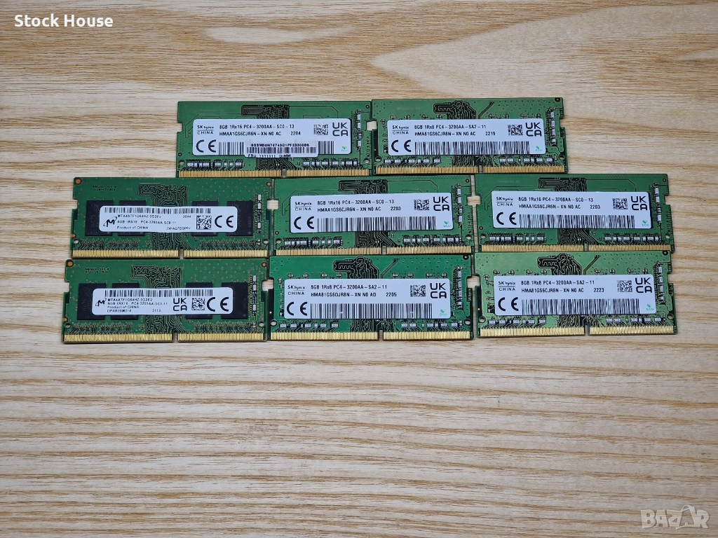 8GB DDR4 3200Mhz Samsung Hynix Crucial Micron Рам Памет за лаптоп с гаранция!, снимка 1
