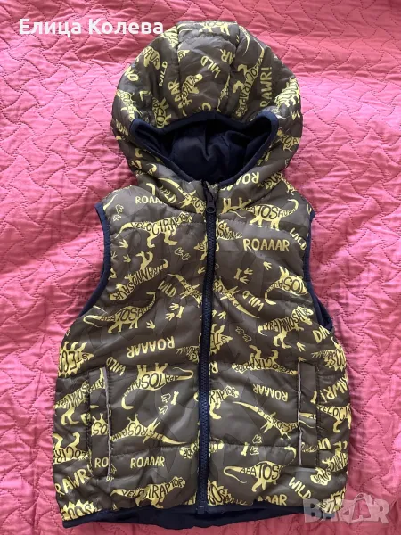 Детски елек с динозаври 110 см, снимка 1