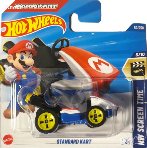 Hot Wheels Super Mario Standart Kart HYW83, снимка 1