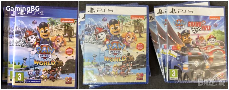 чисто нови Paw Patrol World за PS4 и PS5, Paw Patrol Grand Prix за PS5, снимка 1