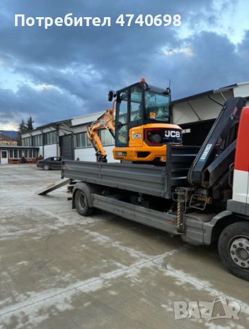 Изкопни услуги с багер JCB 3.5т и Самосвал с кран 12т