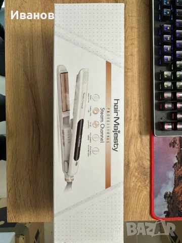 Преса за коса Hair Majesty HM-4022, турмалинови керамични плочи