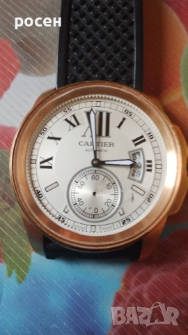 автоматичен часовник cartier, снимка 4 - Мъжки - 51891918