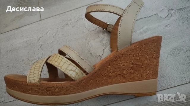 Дамски сандали на платформа Тамарис , снимка 2 - Сандали - 51308503