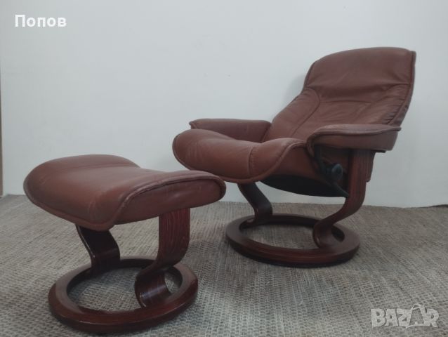 Ekornes Stressless релакс кресло, снимка 3 - Дивани и мека мебел - 46419352