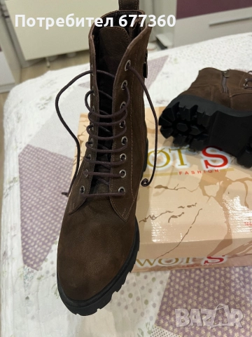 Чисто нови естествена кожа, снимка 5 - Дамски боти - 52638140