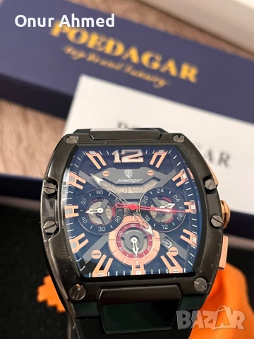 Часовник Poedagar, снимка 5 - Мъжки - 53711026