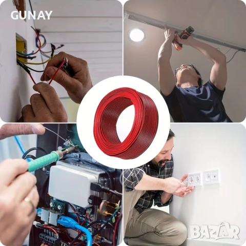 6.1 метра, 22 AWG меден аудио кабел за тонколони и системи за кола, снимка 4 - Тонколони - 53981040