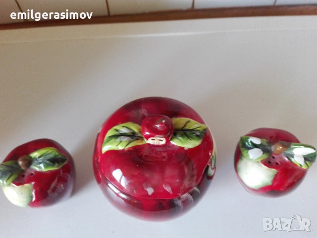 Сервиз за чай и комплект за подправки. ., снимка 9 - Сервизи - 37134520