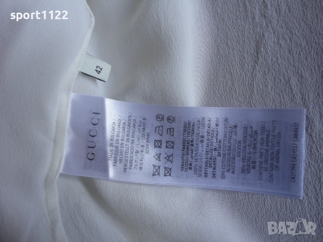 Gucci/S/100% коприна/дамска риза, снимка 7 - Ризи - 54082804