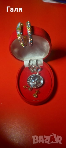 Празнични бижута - часовник, гривни и колиета от перли и естествени камъни, кристали Сваровски и др., снимка 7 - Бижутерийни комплекти - 51428314