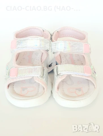 *СВЕТЕЩИ* Сандали за момиче, Бели, №24-29, снимка 2 - Детски сандали и чехли - 50890002