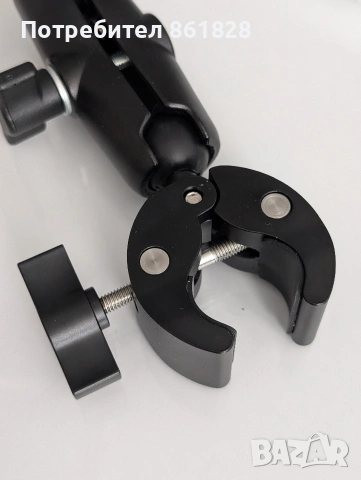 Универсална алуминиева стойка / рамо за екшън камера, снимка 4 - Чанти, стативи, аксесоари - 53615049