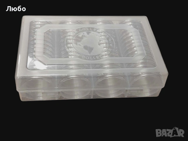 Пластмасова кутия за 60 бр. големи монети (до 41 мм), снимка 5 - Нумизматика и бонистика - 53918286