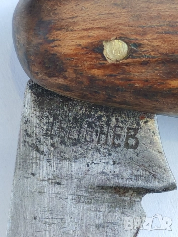 Старо джобно ножче за ашладисване П. Денев. , снимка 10 - Антикварни и старинни предмети - 52378571