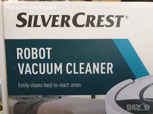 Робот прахосмукачка / Robot Vacuum Cleaner Silver Crest SSR 3000 A1 Пълен комплект. Само е тествана., снимка 5 - Прахосмукачки - 47592888