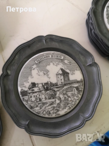 калаени подложки с порцелан. , снимка 4 - Арт сувенири - 53629528