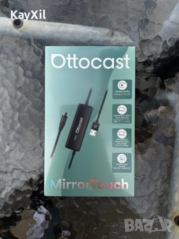 Ottocast MirrorTouch – безжичен CarPlay и screen mirroring адаптер, снимка 1