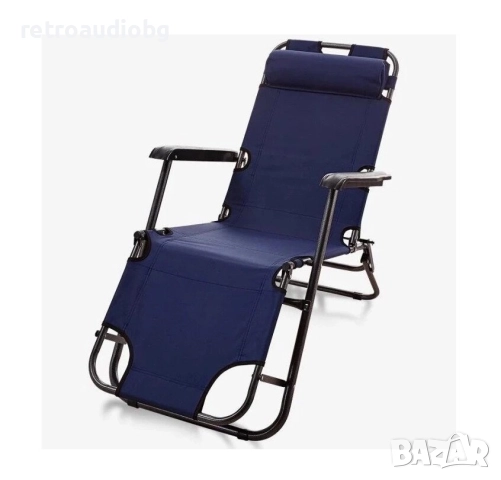 Сгъваем стол, шезлонг, легло 3 в 1 за къмпинг ЛИНО в 2 цвята, снимка 3 - Други - 52734129