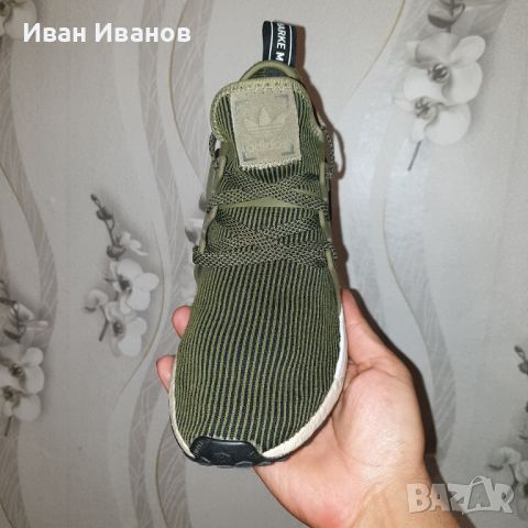 оригинални маратонки ADIDAS ORIGINALS NMD XR1 BOOST RUNNER PRIMEKNIT "OLIVE CARGO" номер 39 1/3, снимка 8 - Маратонки - 46434742