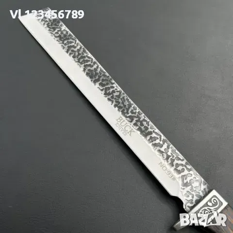 Огромен ловен нож BUCK KNIVES 94 , 5CR13Моv, 300x420 mm, снимка 3 - Ножове - 49213309