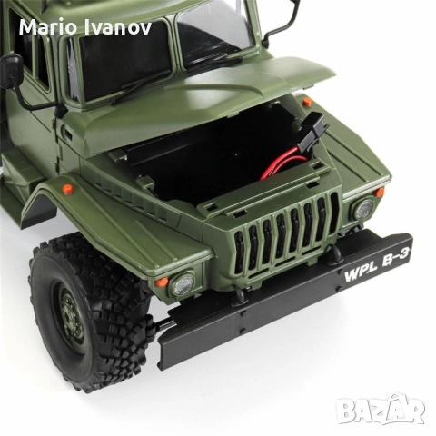 Детска количка тип руски военен камион модел NaughtyDragon с дистанционно TOYCAR8, снимка 6 - Други - 52834757