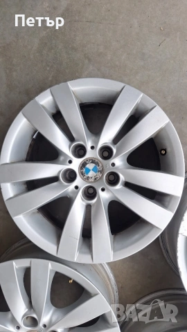 ОРИГИНАЛНИ АЛУМИНИЕВИ ДЖАНТИ ЗА БМВ  - E90 E91 E92 СПОРТ ПАКЕТ СТИЛ 161 -5Х120Х72.4-17 цола, снимка 2 - Гуми и джанти - 53986379