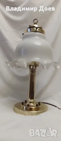 Месингови нощни лампи, снимка 9 - Настолни лампи - 50433462