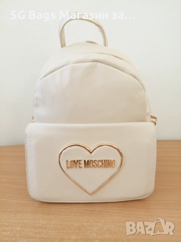 Moschino дамска чанта тип раница дамска раница код 123, снимка 2 - Раници - 48479826