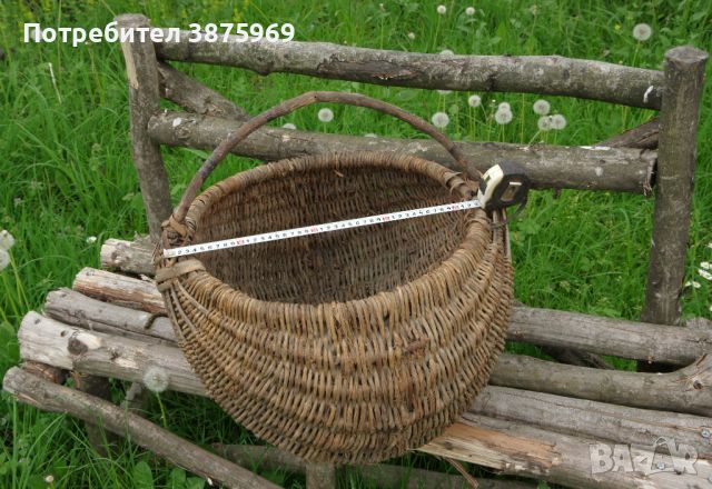 стари плетени кошници, снимка 2 - Антикварни и старинни предмети - 45809190