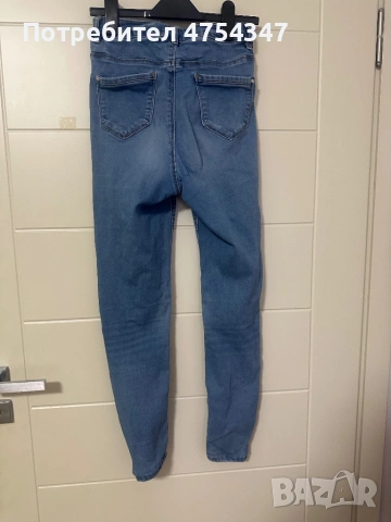 Сини скини дънки – размер 36 – много запазени, снимка 2 - Дънки - 53699443