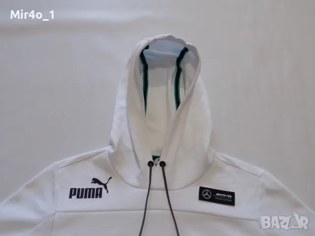 суичър puma mercedes amg худи горнище суитчър елек блуза фанела оригинален спортен авто мото мъжки S, снимка 3 - Спортни дрехи, екипи - 49292618