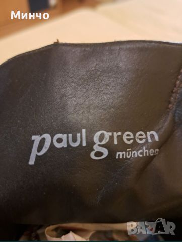 Дамски кожени ботуши Paul Green, снимка 3 - Дамски ботуши - 45776319