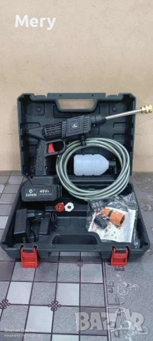 Акумулаторна водоструйка , снимка 2 - Парочистачки и Водоструйки - 53902561