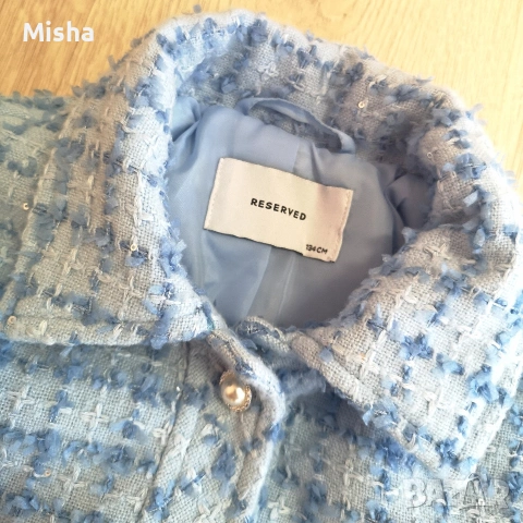 Детско сако от туид Reserved размер 134, снимка 4 - Детски якета и елеци - 53753277