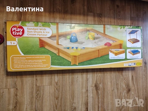 Детски пясъчник с капак и кът за сладолед, снимка 4 - Други - 54023077