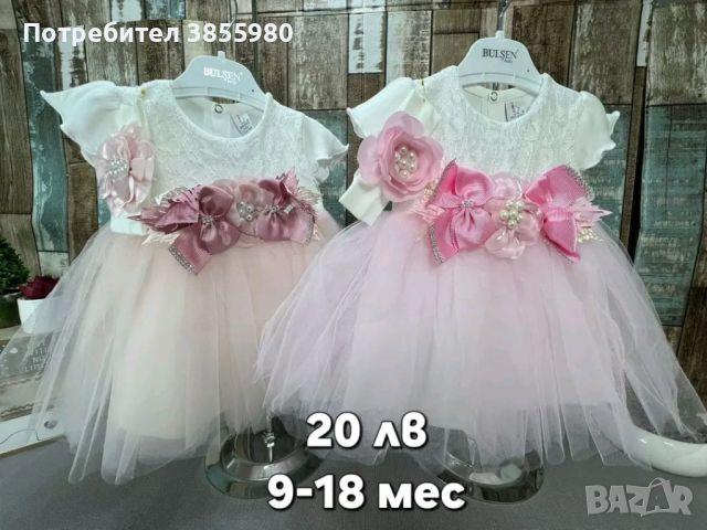 Бебешка рокля, снимка 1 - Бебешки рокли - 45675159