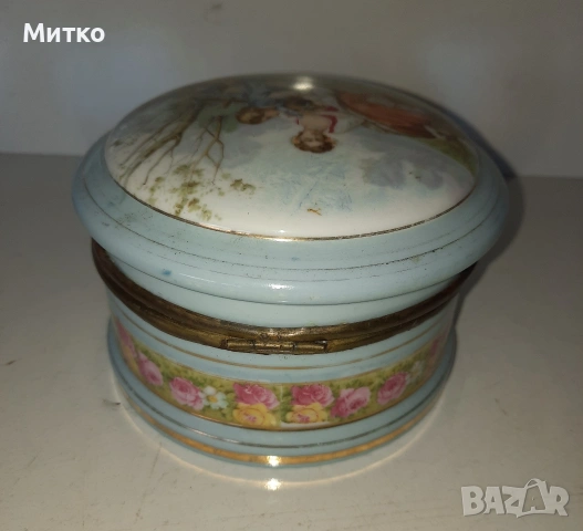 Порцеланова отваряема кутия за бижута, снимка 5 - Декорация за дома - 53623541
