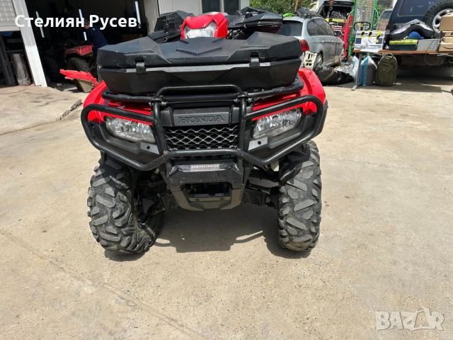 ATV АТВ Honda trx 500 fle цена 15 200лв 2017г , с пробег  км 4х4 с куфарите и летите джанти автомати, снимка 6 - Мотоциклети и мототехника - 46139239