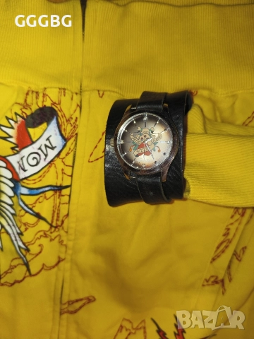 Ед Харди суичър, часовник, шапка., снимка 3 - Мъжки - 52596400