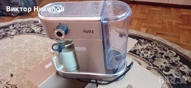 Еспресо кафемашина Oliver Voltz OV51171G, снимка 5 - Кафемашини - 53608957